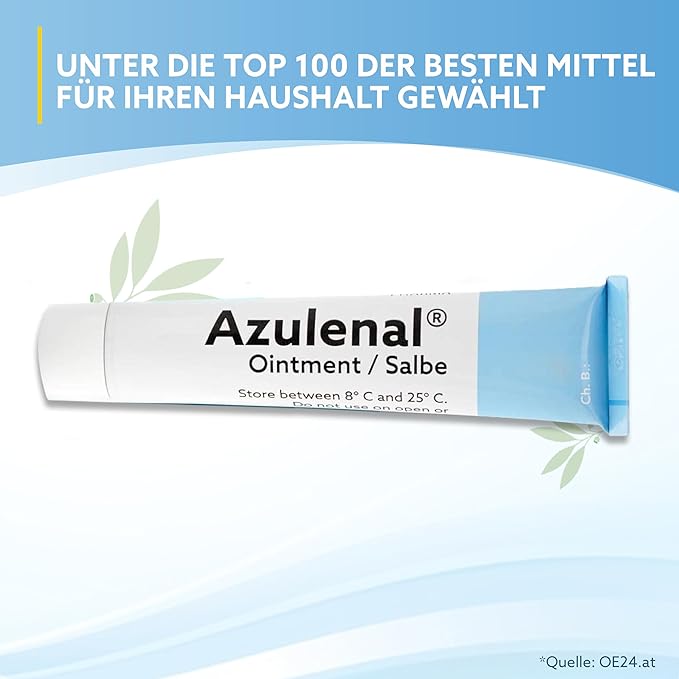 Ointment with Guaiazulene | Wound and Healing Ointment for Diaper Rashes, Itches, Cuts, Burns, & Sore Nipples | Suitable for Use for Babies and Nursing Mothers | Made in Europe