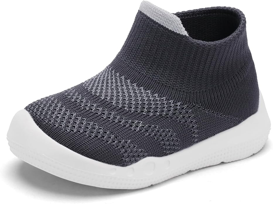Engtoy Baby Shoes & Socks - Non-Slip Breathable Slippers with Soft Rubber Sole - Baby Boys & Girls Slip On Sneakers