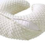 Nursing Pillow and Positioner for Breastfeeding, Ultra Soft Baby Breastfeeding Pillows for More Support for Mom and Baby, with Premium Removable Cover (Pristine)