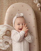 Blissful Diary Muslin Baby Changing Pad with Waterproof Lining Foam, Diaper Changing Table Pad with Cover for Dressers (Sunshine, Avocado)