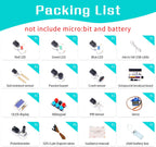 ELECFREAKS microbit Tinker Kit for Kid Micro:bit Sensor Starter Kit with 35 Projects, DIY Programming STEM kit with Basic Coding Electronics Modules and Wiki Tutorial(Without Micro:bit)