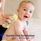 6-Pack Baby Washcloths - Soft Absorbent Viscose from Bamboo Wash Cloths for Babies, Kids, Toddlers, Infant, Newborn Bath Towels, Gentle on Sensitive Skin, 10x10 Reusable Face Towels (Sunshine)