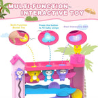 Toddler Musical Toys for 1+ Years Old Girls,Fine Motor Skills Developmental Baby Toy 12-18-24+ Months,Bilingual Toddler Learning Ball Drop Toy,Infant Birthday Gifts Toys for 1 2 Year Old Girl(Pink)