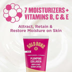 Gold Bond Plumping Collagen Body and Face Serum Lotion, Lightweight Hydrating Moisturizer with Collagen Peptide Complex, Jojoba and Grapeseed Oils to Visibly Plump Skin, Cherry Blossom Scent, 8 oz