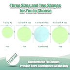 wegreeco Nursing Breast Pads (14 Pack)+Laundry Bag & Travel Storage Bag, 2 Sizes: 3.9/4.7inch - Washable & Reusable Breastfeeding Nursing Pads (Passion, Large, Daytime Use)