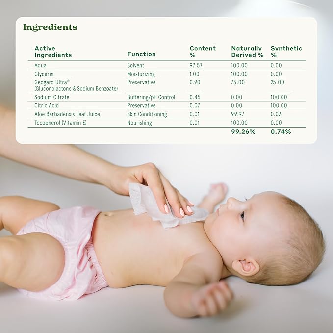 Caboo Baby Wipes, Made with Bamboo Viscose, Certified Made Safe Ingredients, Unscented Baby Wipes Good for Sensitive Skin, 72 Wipes Per Travel Pack, Total of 432 Wet Wipes