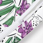 Wet Bag, Wet Dry Bag, Wet Bag for Swimsuit, Travel, Beach, Pool, Diapers, Dirty Yoga Gym Clothes, Makeup Bag, Waterproof Tropical Palm Leaves Decor Jungle Palm Leaf Favors