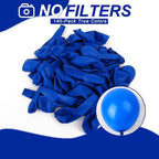 140pcs Dark Blue Round Balloons Different Sizes 18 12 10 5 Inch Latex Balloons for Arch Decoration Party Balloon Kit for Graduation Birthday Party Wedding Balloon Baby Shower Decoration