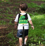 Accmor Toddler Harness Leash + Anti Lost Wrist Link, Cute Dinosaur Kids Harness with Leash, Mini Child Harness Leash Wristband Tether Protector for Baby Boys Girls Age1-3 Years Old to Outdoor Travel