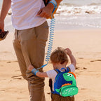 Accmor Toddler Harness Backpack Leash, Cute Dinosaur Backpacks with Anti Lost Wrist Link, Mini Child Leash Wristband Baby Protection for Walking, Keep Kids Close Tether Rein for Boys Aged 1-3 Years