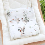 LifeTree Muslin Baby Lounger Cover, Newborn Slipcover Lounger Cover for Boys Girls Infant, Soft 70% Viscose from Bamboo and 30% Cotton, 1 Pack Cover Only, MallardDuck Pattern