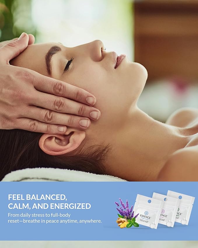 Essence Nasal Diffuser Ring Try-All Sample Pack - 20 Essential Oil Nose Ring Inhalers for Focus, Calm & Mood Support - Find Your Signature Wearable Aromatherapy Scent for Travel, Work & Self-Care