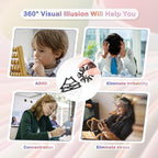 Fidget Desk Toys for Ferris-Wheel-Spinner: 4mins Kinetic-Metal-Spinner, Cool-Gadgets Stuff for EDC-Toy Kid Children Teen Adult ADHD Tools, Stress Relief for Office Home School Christmas