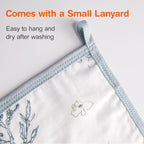 Baby Washcloths for Newborn, Soft Face Cloths for Baby, Absorbent Baby Bath and Face Towels, Reusable Baby Wipes, Burp Cloths to Baby Essentials Must Haves - 3 Pack