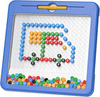 Large Magnetic Dots Board for Toddlers, Magnetic Drawing Board for Kids, Magnetic Dot Art with Magnetic Pen, Montessori Preschool Education Travel Toys for Kids Boys Girls Age 2 3 4 5 6 7 8 Years Old