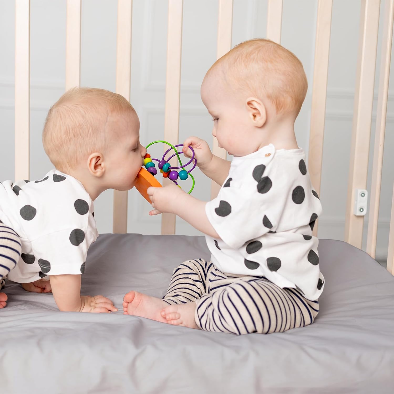 UOMNY Crib Sheet Grey Fitted Crib Sheets Baby Sheet for Standard Crib and Toddler Mattresses Nursery Bedding Sheet Crib Mattress Sheets for Boys and Girls 1 Pack Space Toddler Sheet