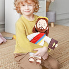 Jesus Stuffed Doll Plushie, 14" My Friend Jesus Plush, Christian Religious Party Gifts for Kids, Church,Baptism, Easter, Christmas Decor