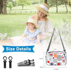 Accmor Stroller Organizer, Universal Stroller Organizer with Insulated Cup Holder Pocket, Dual Purpose Large Capacity Stroller Bag Caddy, Stroller Accessories Fits for Uppababy, Doona, Nuna Strollers