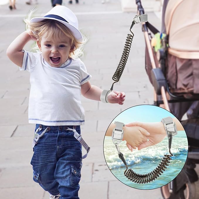 Accmor Toddler Backpack Leash, Kids Backpack with Anti Lost Wrist Link, Mini Child Backpack Leash Baby Harness for Outdoor Walking, Cute Dinosaur Backpack Tether for Boys Girls Age 1-3 Years Old