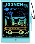 ORSEN 10 Inch LCD Doodle Board Writing Tablet for Kids - Colorful Drawing Pad and Educational Toy Gift for 3-6 Year Old Boys and Girls