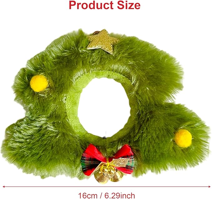 Christmas 17cm Doll Clothes Outfit Set (No Doll) Cute Christmas Clothes Accessories for 15-17cm Dolls Outfit Fashion Handmade Cloth Accessories Outfits Stylish(Christmas Green Hood)