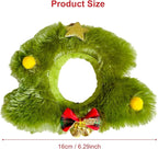 Christmas 17cm Doll Clothes Outfit Set (No Doll) Cute Christmas Clothes Accessories for 15-17cm Dolls Outfit Fashion Handmade Cloth Accessories Outfits Stylish(Christmas Green Hood)