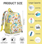 Toddler Backpack for Girls 3-8: Preschool Kindergarten Backpack - Cute Kids Backpacks for Girls Boys-Sunshine