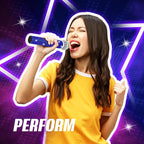 Sanwuta Fake Microphone Prop Sparkly Bling Rhinestones Plastic Play Microphone Pretend Glitter Bedazzled Mic for Cosplay Party Costume(Royal Blue)