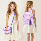 mygreen 3PCS Kids Backpack Set - Waterproof Bookbag with Lunch Box for Girls Ages 3-12, Adorable Cartoon Prints for School & Outdoor Use Green Mermaid