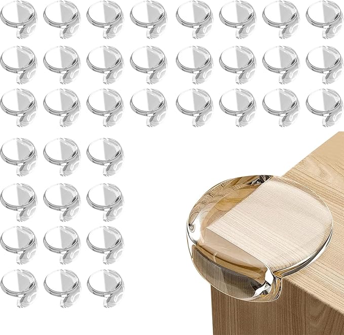 36 Pack Corner Protector Baby, Table Corner Protectors for Baby Clear Corner Protectors for Furniture Corner Guards Baby Proof Bumpers Corner Covers Baby Safety Child Proofing