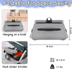 Car Seat Bags for Air Travel Fit Chicco Keyfit 35 and Anti-rebound Bar Base, Fit Doona Car Seat Stroller and Base, Nuna Pipa Travel Bag, Infant Car Seat Bag, Doona Travel Bag