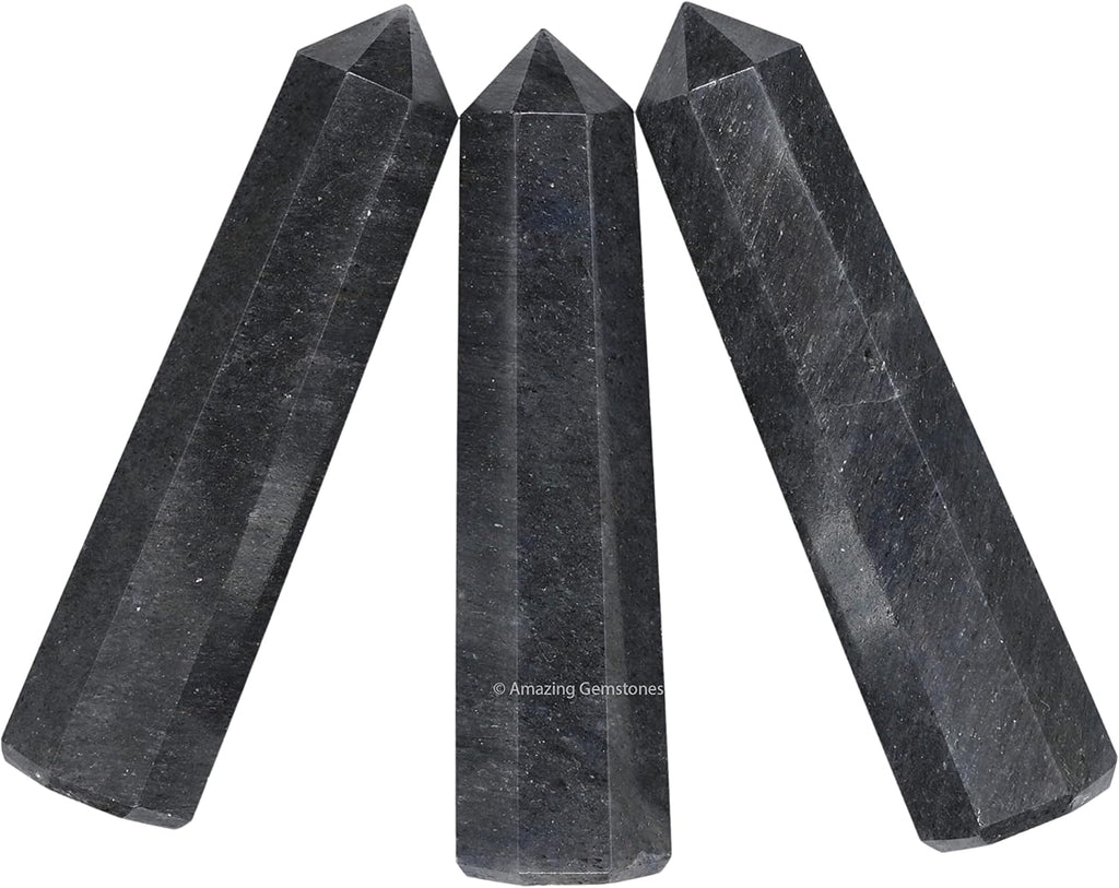 Amazing Gemstone Blue Aventurine Crystal Towers ~ Natural Healing Crystal Point Obelisk for Reiki Healing and Crystal Grid (2 to 3 INCH)