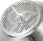 Gatuida Stainless Steel Rotary Food Mill for Tomato Sauce, Manual Potato Ricer, Handheld Potatoes Presser for Mashed Potatoes, Baby Food, Kitchen Tool (Silver)