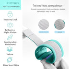 Toddler Harness Walking Leash- Child Anti Lost Wrist Link - Child Safety Harness - Upgrade with Reflective(6.5ft) - for Boys and Girls,Not Easy to Open Without Key (Cyan)