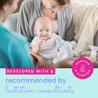 LaVie Warming Lactation Massager 3-in-1 Adjustable Heat + Vibration for Breastfeeding, Nursing, Pumping, Essential Support for Improved Milk Flow