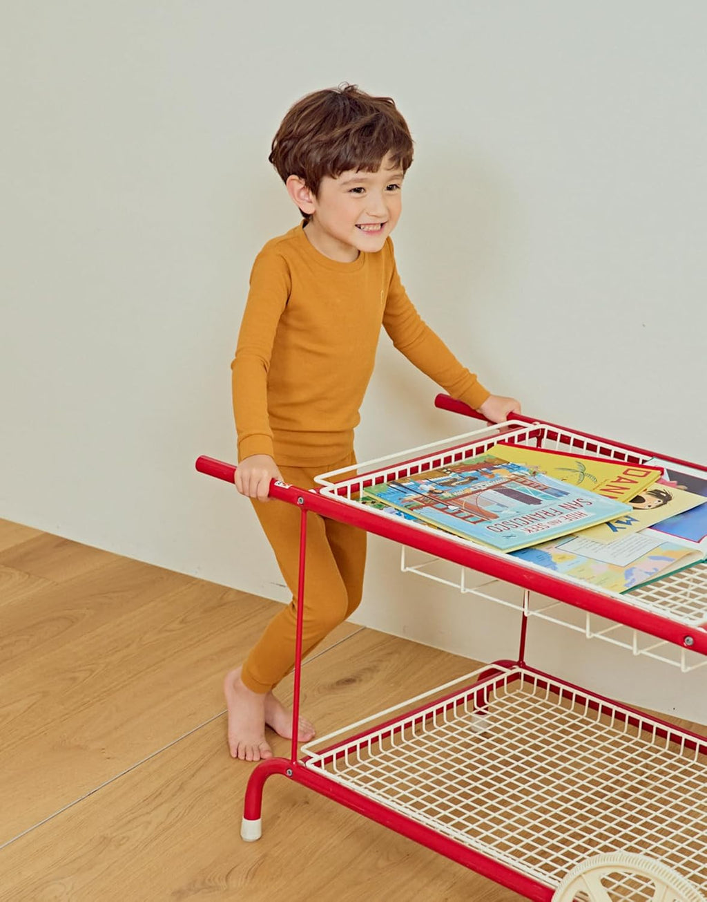 moimoln Pajamas Set 6M-5Y Solid Ribbed Unisex Baby & Toddler, Soft Viscose, Snug-Fit, Everyday Sleepwear