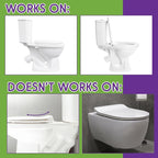 Mars Baby Child Safety Toilet Seat Lock - Easy to Install and Use Toilet Lock, Baby Proof Your Bathroom - Easy Install No Tools Needed - Fits Most Toilets - 1 Pack