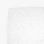 Little Unicorn Premium Crib Sheet | Breathable & Super-Soft Muslin Fabric (Dots)