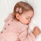 CÉLLOT 50PCS 2inch Baby Hair Clips - Fully Lined Tiny Baby Hair Bows Alligator Clips for Girls Infants Toddlers 25 Colors in Pairs