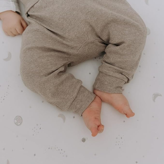 Baby Changing Pad Cover 2-Pack for Boys, Girls (Galaxy, Moon and Stars) - Premium Fitted Sheets Baby Diaper Changing Table Cover - Buttery Soft Cotton Blend