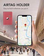 ALLIVE Genuine Leather Passport Holder with Airtag, Travel Must Haves Airport Essentials, Case Travel Gifts