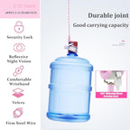 Toddler Harness Walking Leash- Child Anti Lost Wrist Link - Child Safety Harness - Upgrade with Reflective(6.5ft) - for Boys and Girls,Not Easy to Open Without Key (Light Pink)