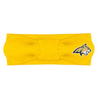 Creative Knitwear Montana State Bobcats Infant Girls Gold Solid Hair Knot Headband Embroidered Logo - Size Newborn - 4T