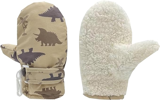Toddler Gloves Kids Mittens Winter Warm Lined Fleece Gloves Waterproof Snow Baby Mitten for Boys Girls