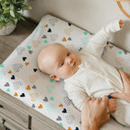 BROLEX Changing Pad Covers for Baby: Boy Girls Ultra Stretchy Soft 2 Pack Heart Pattern