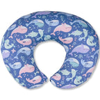 Nursing Pillow, Breastfeeding Pillow with Removable Cover, Ergonomic Breast Feeding Pillow, Baby Feeding Support Cushion for Mom Easier Breastfeeding- Original Size/Whale