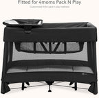 lulumoon Pack and Play Sheets Muslin: Cotton Fitted Sheets for 4moms Pack N Play - Soft Playard Sheets for Boys and Girls 2Pack