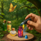 AMIZEY Fairy Potion Kit for Kids with Crystal Growing Toy - 20 Bottles - Gifts for Girls Ages 6-12