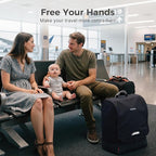 Momcozy Stroller Travel Bag for Airplane | Suit ClickGo Stroller | Compatible with Strollers Folded Dimensions of 22.1 X 17.3 X 9.8 Inch | Fit Most Major Brand | Hand-held ＆ Back-carrying