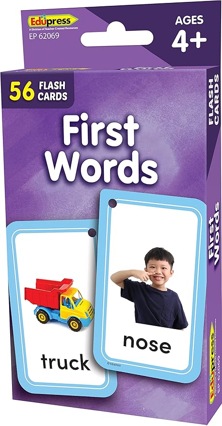 Teacher Created Resources First Words Flash Cards (EP62069), Medium